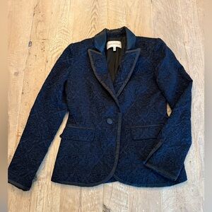 Cupcakes and Cashmere Suzie Jacquard Blazer Size S EUC